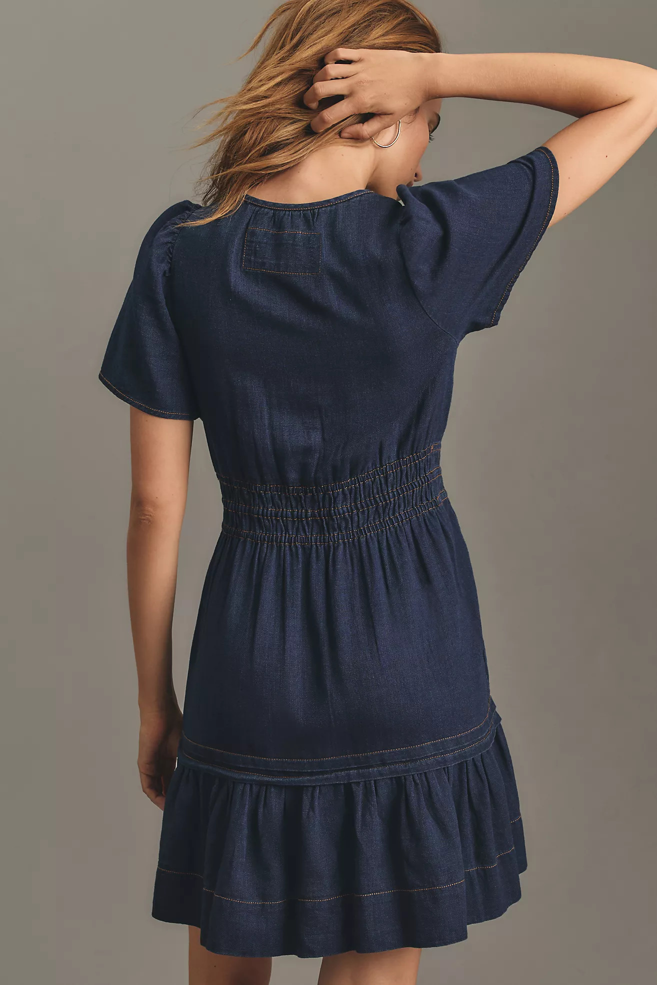 The Somerset Mini Dress: Denim Edition | Anthropologie (US)