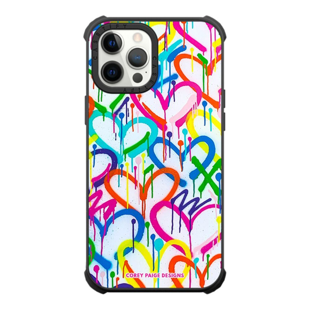 Rainbow Graffiti Hearts by Corey Paige Designs | Casetify