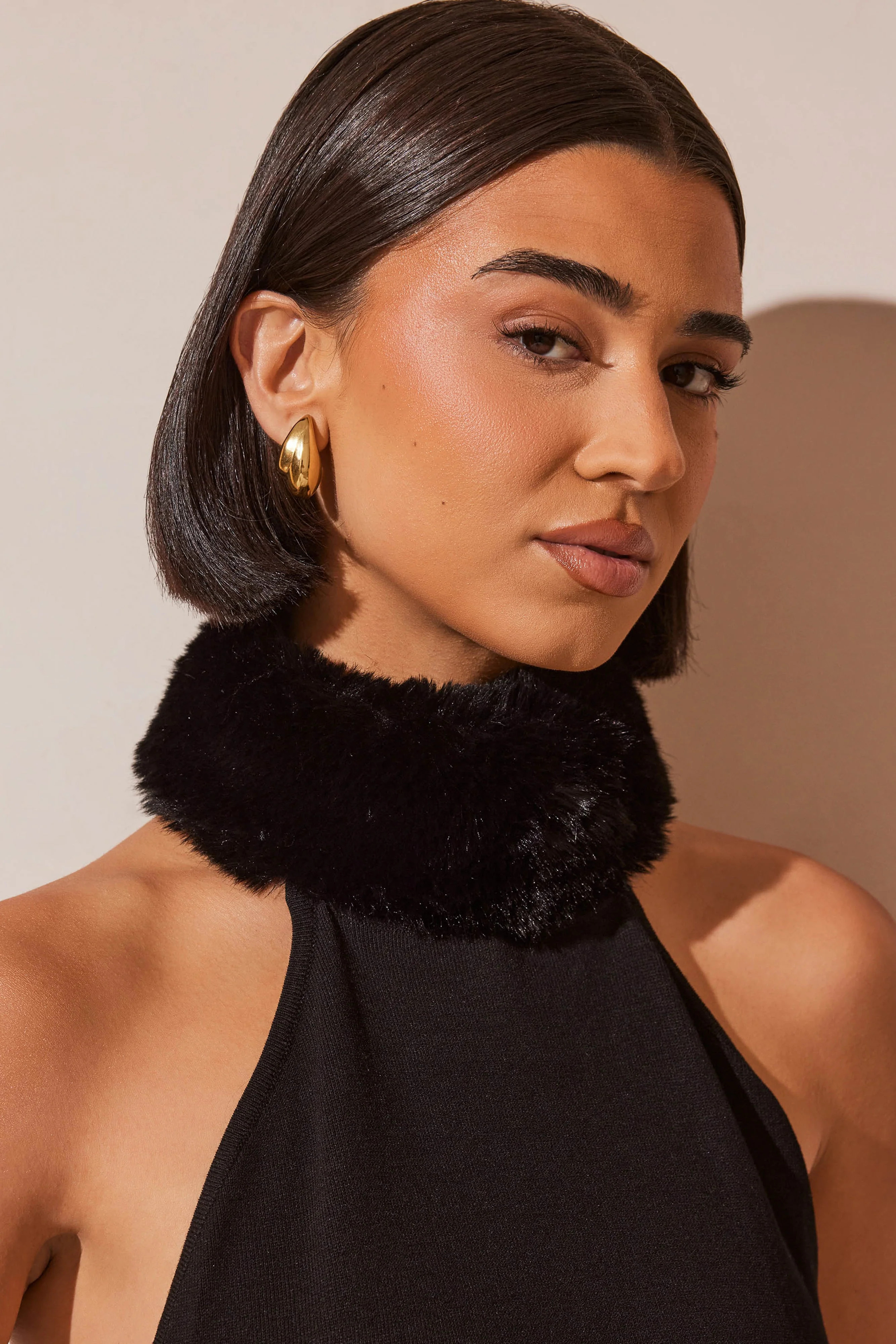 Zadie Double Teardrop Earrings - Gold | MESHKI US