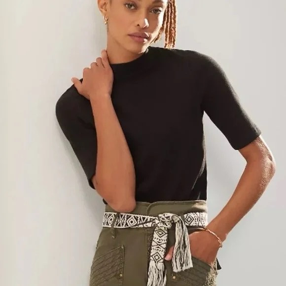 MAEVE - Mock neck top, Black, Size extra small | Poshmark