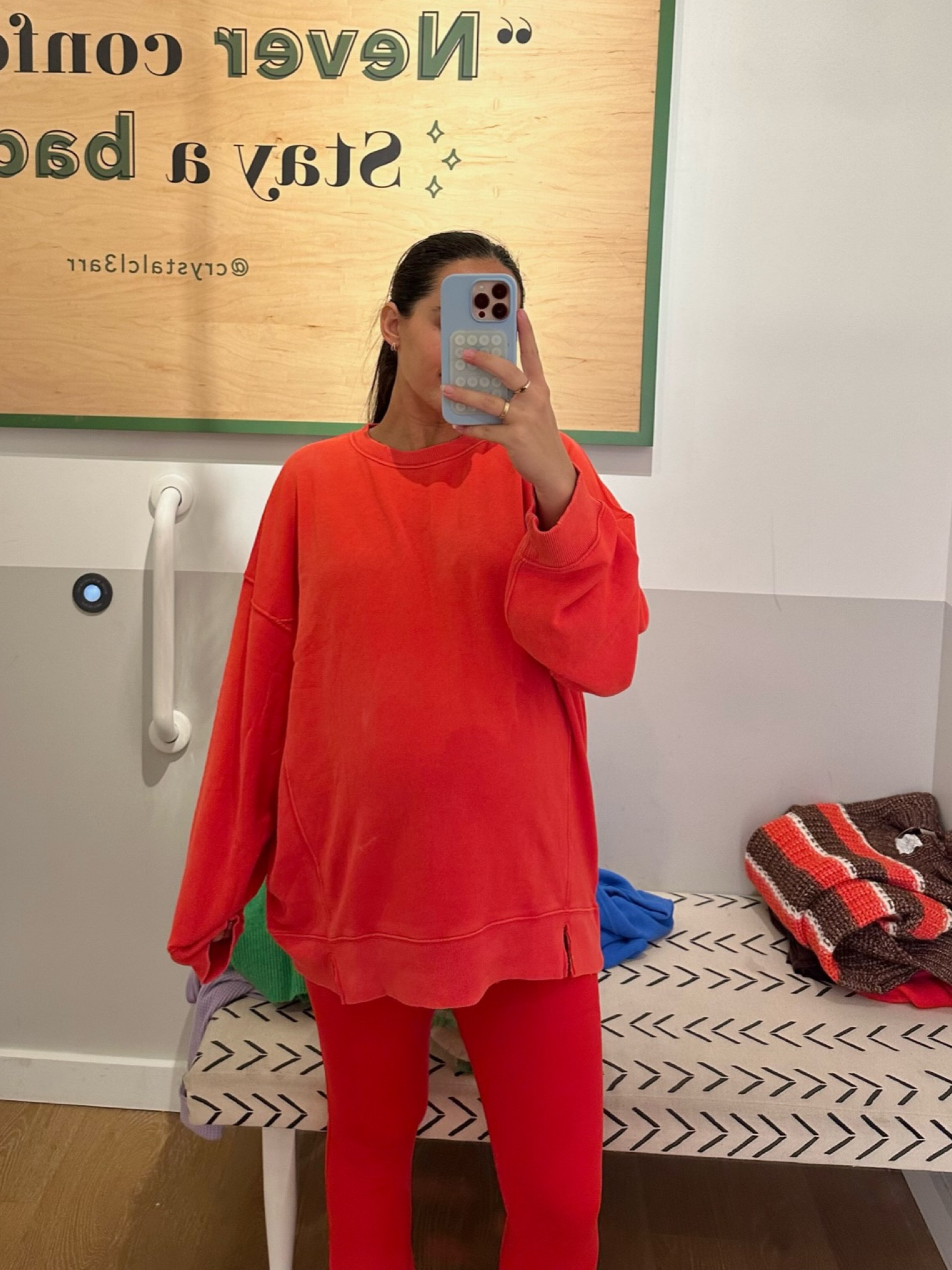 living in loungewear lately and aerie has the softest and comfiest pieces🥰 everything I’m wearing is 31% off currently on the Aerie site!

fall outfits | loungewear | aerie | cold weather outfit | winter style | winter outfits | colorful basics | crewneck | maternity style | pull over | cherry red | flare leggings |

#LTKHolidaySale #LTKSeasonal #LTKfindsunder50