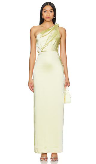 Bella Gown in Baby Yellow | Revolve Clothing (Global)