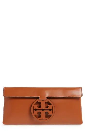 Tory Burch Miller Leather Clutch - | Nordstrom
