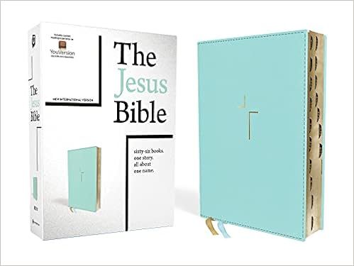 The Jesus Bible, NIV Edition, Leathersoft, Blue, Thumb Indexed, Comfort Print | Amazon (US)