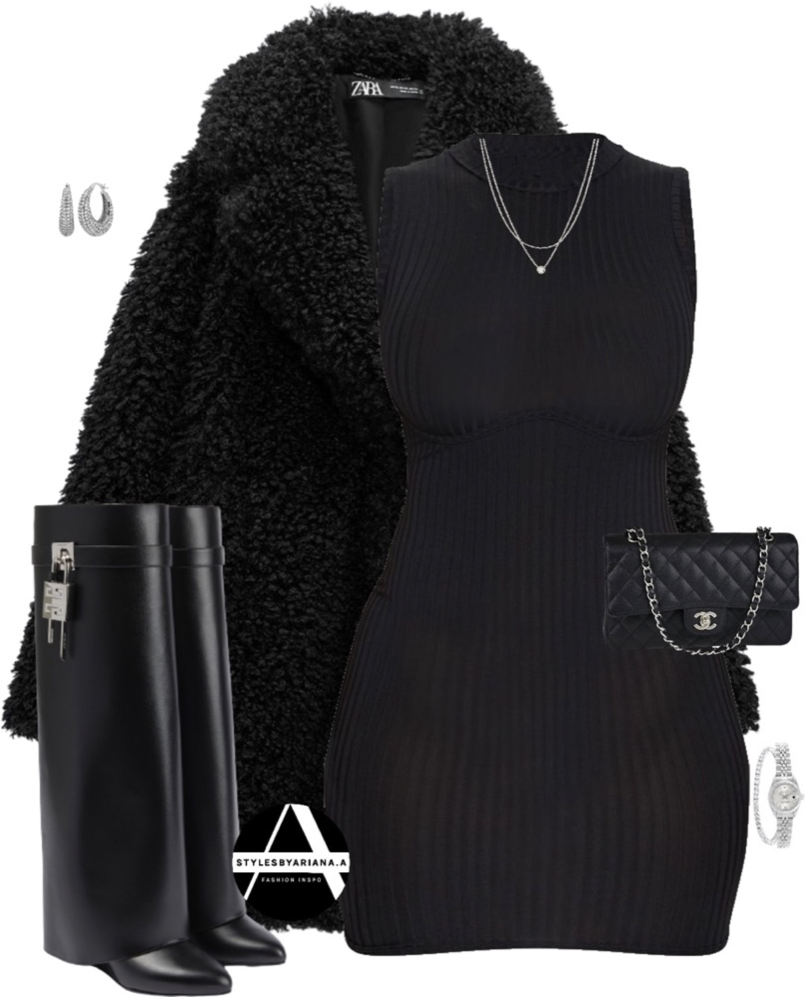 Sleek and stylish: Embracing the allure of an all-black night out look for a chic fall date night. 🖤✨ #DateNightFashion #FallStyle

#LTKshoecrush #LTKstyletip #LTKHoliday