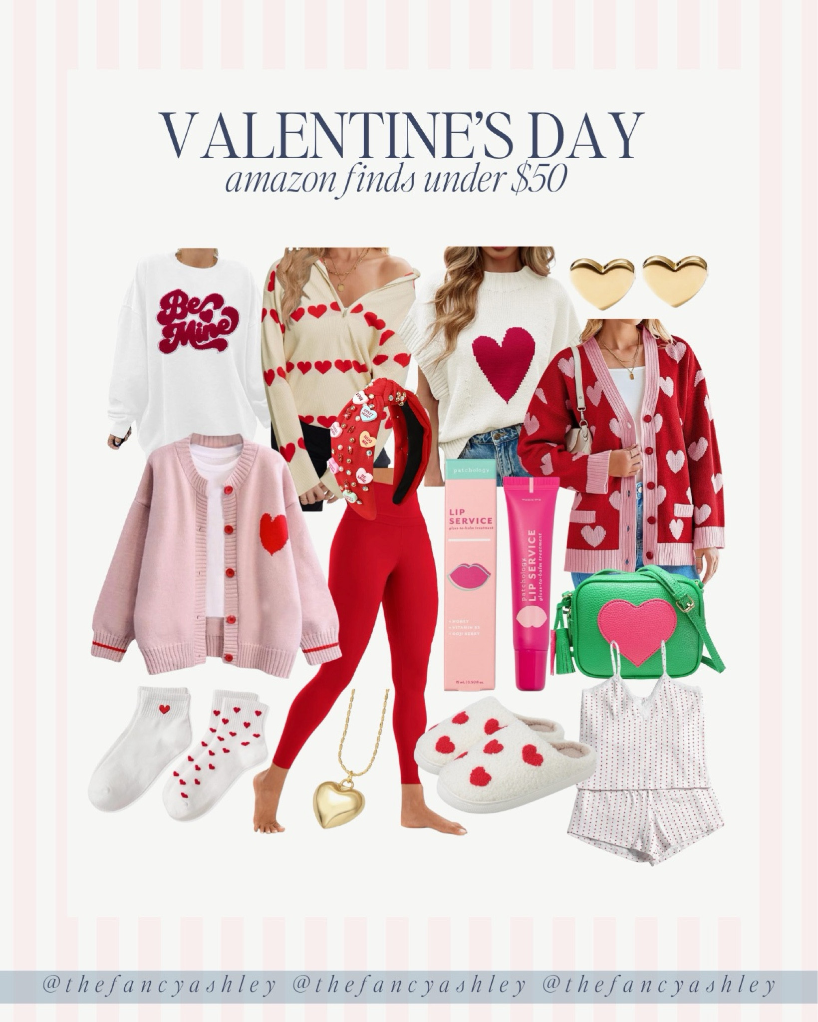 Obsessed with these Amazon Valentine’s Day finds under $50! Darling heart sweaters, fab cardigans, the cutest purse, socks, slippers, and earrings—so good! Perfect gift ideas or a little treat for yourself. 

#LTKGiftGuide #LTKFindsUnder50 #LTKSeasonal