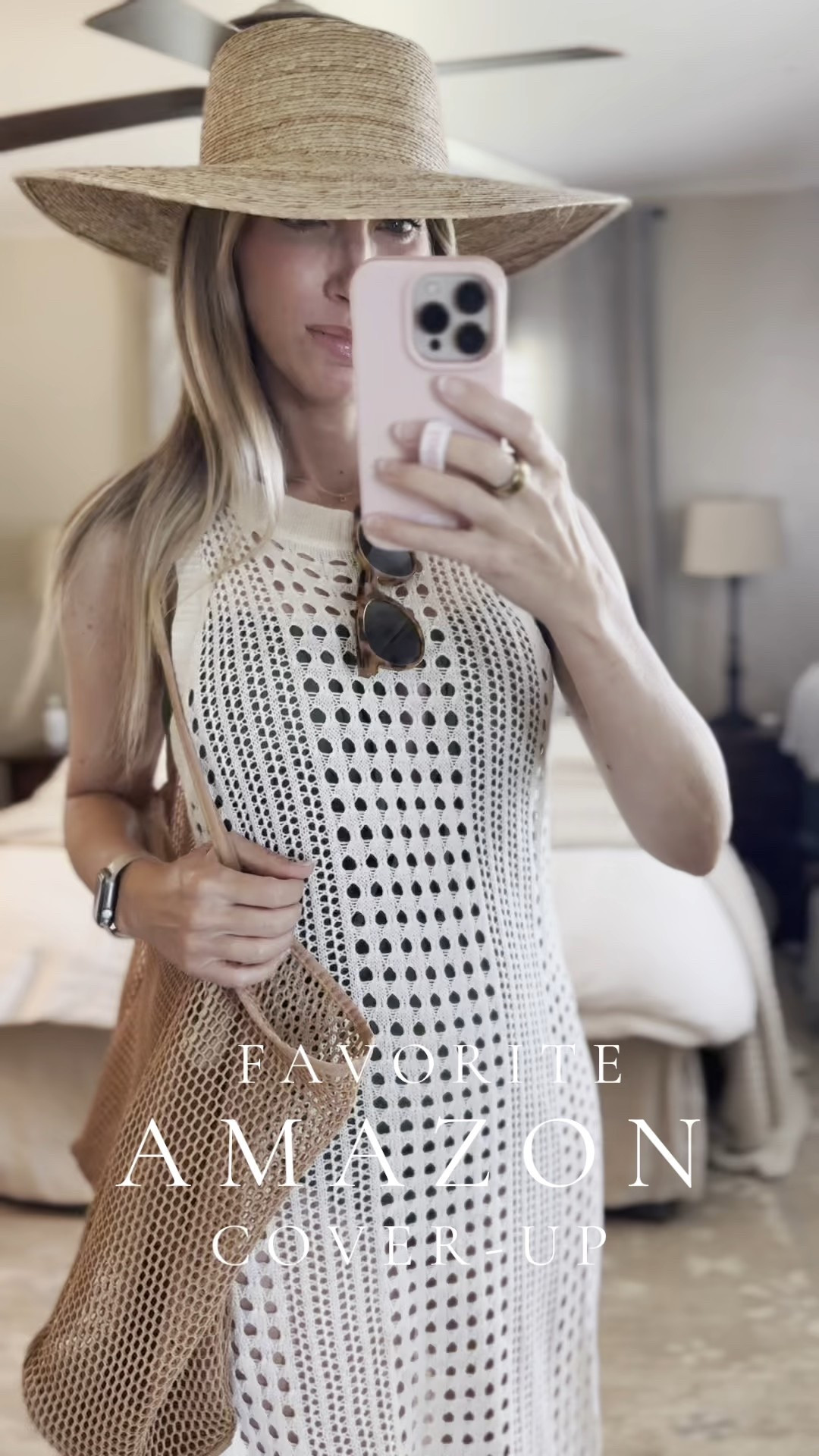 One of my absolute favorite swim coverups and it’s from Amazon! Crochet coverup, Amazon swim, Amazon coverup, Amazon beach hat, neutral swim, sunglasses, packable beach bag, Walmart swim, Amazon spring break, Amazon resort wear, Amazon beach vacation, swim, swimwear, coverup, self tanner. Callie Glass @glass_alwaysfull 


#LTKswim #LTKtravel #ltkseasonal

#LTKSeasonal #LTKSwim #LTKFindsUnder50