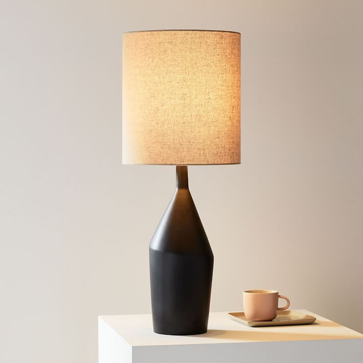 Asymmetry Ceramic Table Lamp - Large | West Elm (US)