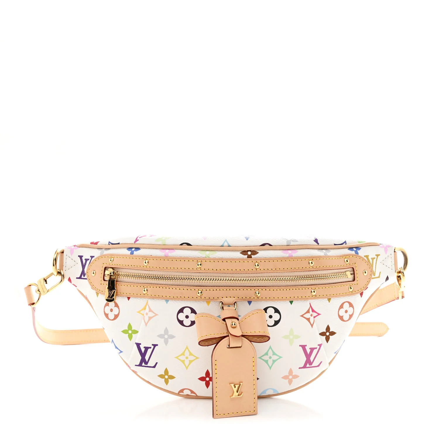LV X TM Monogram Multicolor High Rise Bumbag White | FASHIONPHILE (US)