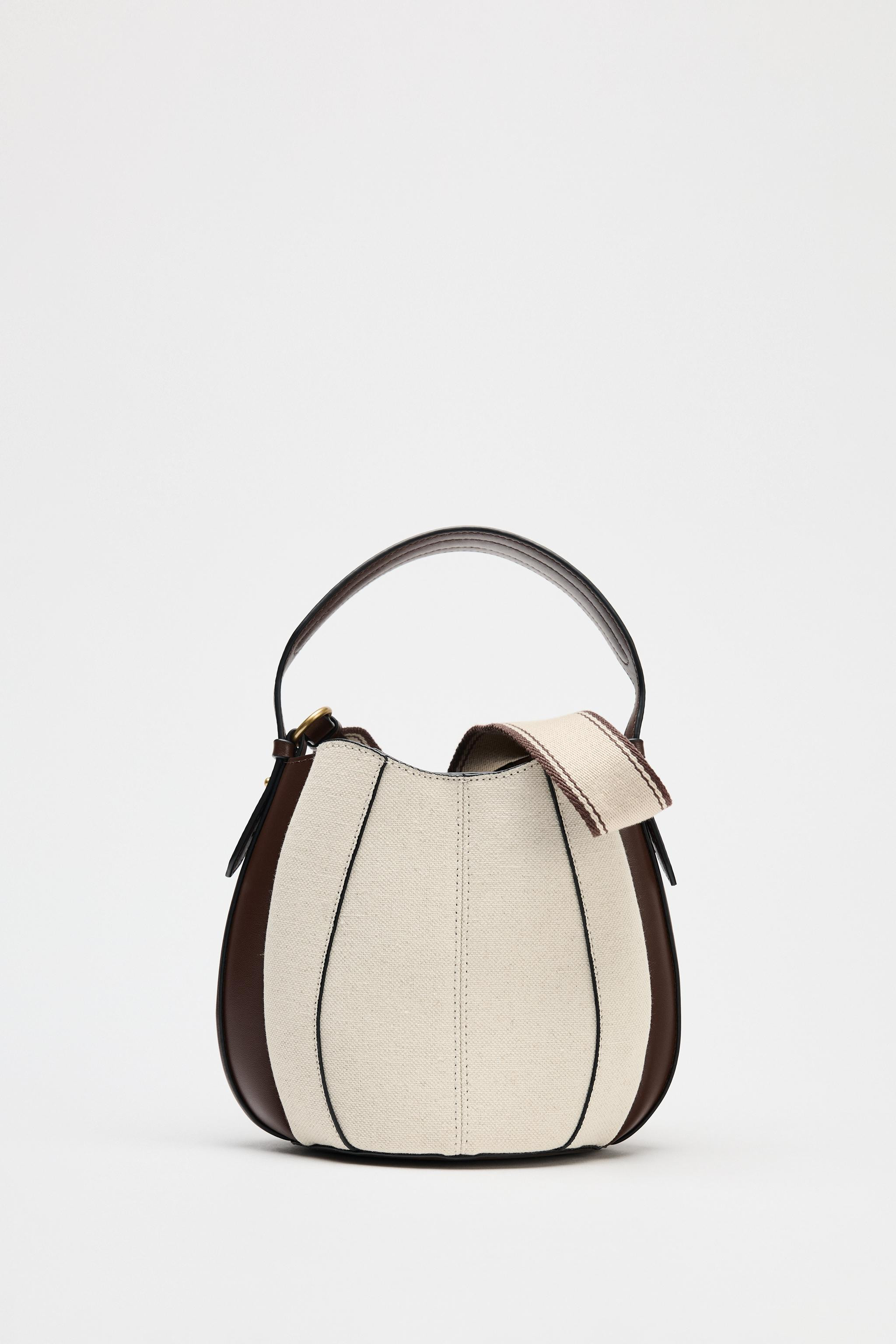 TOPSTITCH BUCKET BAG | Zara UK