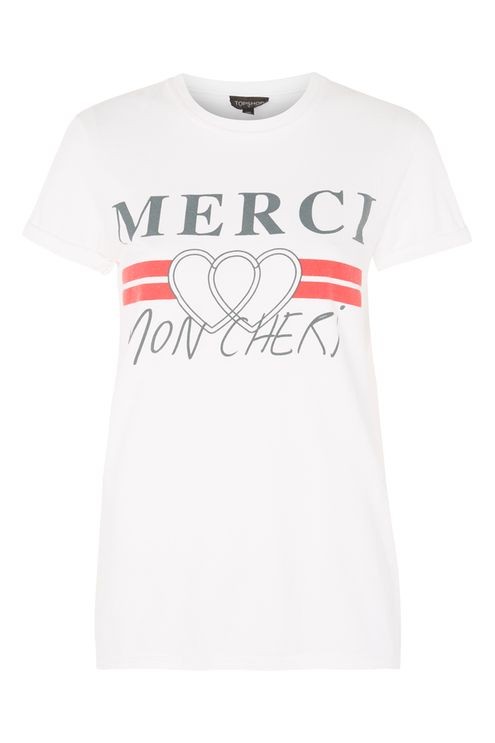 Merci Graphic Print T-Shirt | Topshop US