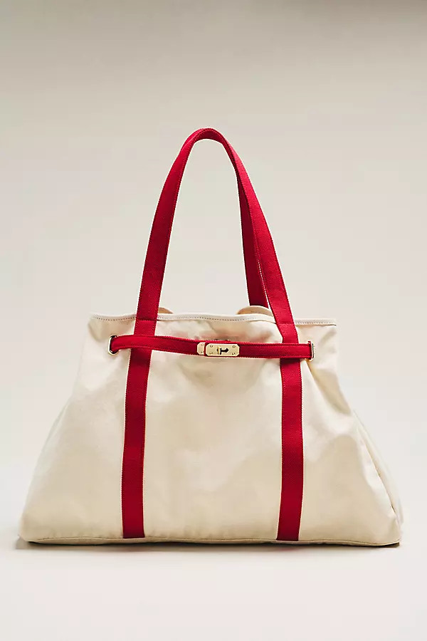 Slouchy Canvas Tote Bag | Anthropologie (US)