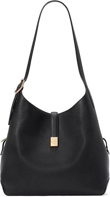 kate spade new york womens Deco Pebbled Leather Large Shoulder Bag | Amazon (US)