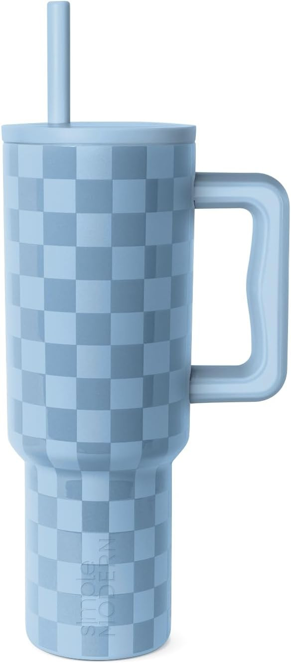 Simple Modern 40 oz Tumbler with Handle and Straw Lid | Leak-Proof Insulated Stainless Steel Wate... | Amazon (US)