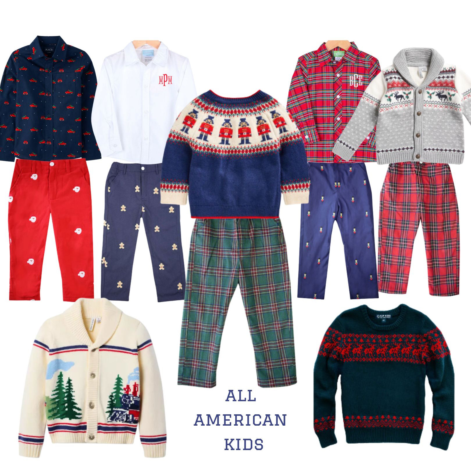 🎄✨ Get ready to deck the kids out in style! 🎅🏻 From classic plaid to playful gingerbread prints, these looks are all about bringing festive vibes to holiday gatherings, family photos, and cozy nights by the fire. 🍪❤️ #AllAmericanKids 

 #LTKCyberWeek #LTKHoliday #LTKFamily