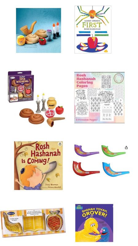Rosh Hashanah toys and books for kids! 