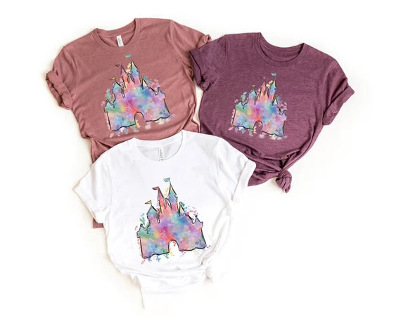Disney Castle Shirt Disney Vacation Shirt Disney Trip Shirt | Etsy | Etsy (US)