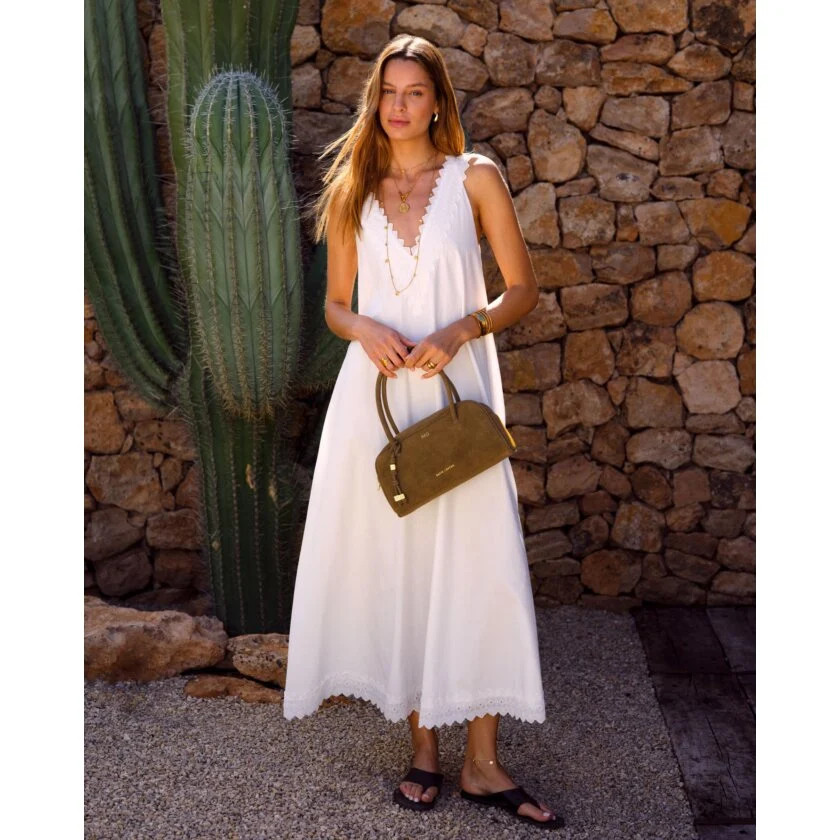 Hadley Suedette Bowling Bag in Caramel | Katie Loxton Ltd. (UK)