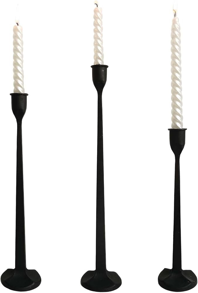 Iron Taper Candle Holder - Decorative Candle Stand - Candlestick Holder for Wedding, Dinning, Par... | Amazon (US)