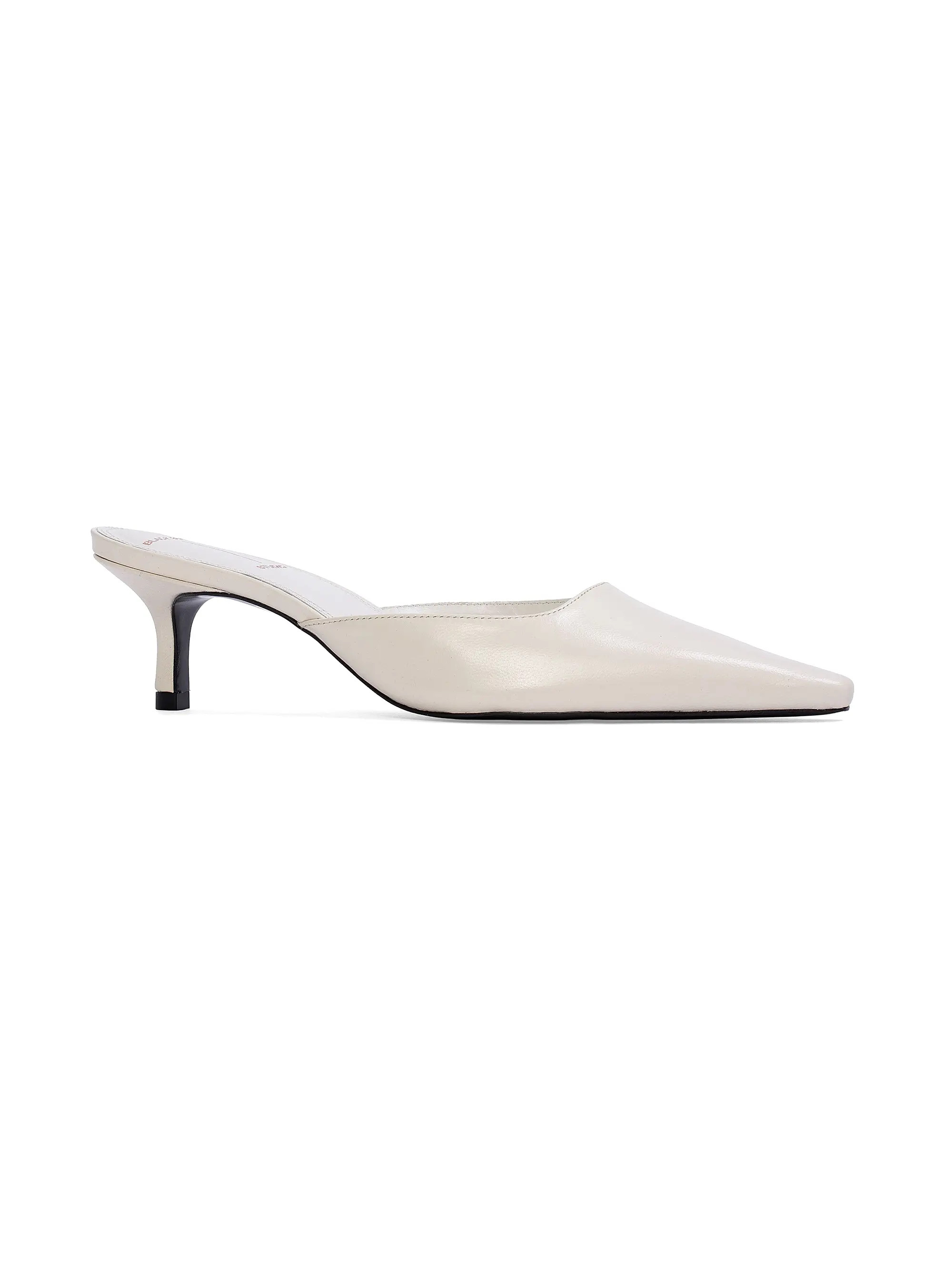 Black Suede Studio Riley 50MM Leather Mules | Saks Fifth Avenue | Saks Fifth Avenue