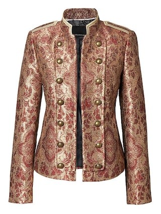Banana Republic x Olivia Palermo | Brocade Military Jacket | Banana Republic US