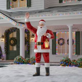 8.5 FT Giant-Sized LED Towering Santa | The Home Depot