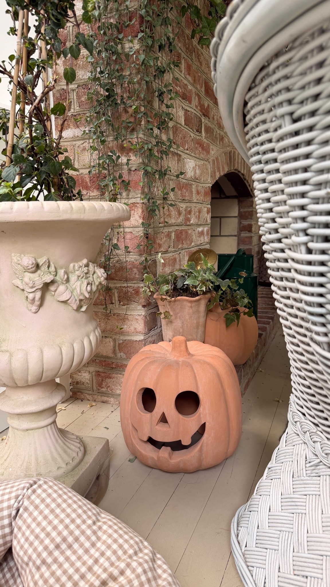 The terracotta jack-o-lanterns that sell out every year 🎃

#LTKHome #LTKSeasonal