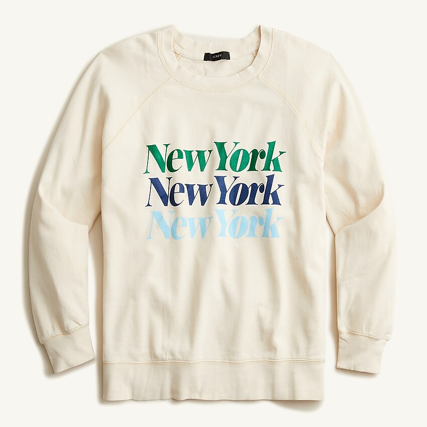 Magic Rinse™ "New York" crewneck sweatshirt | J. Crew US