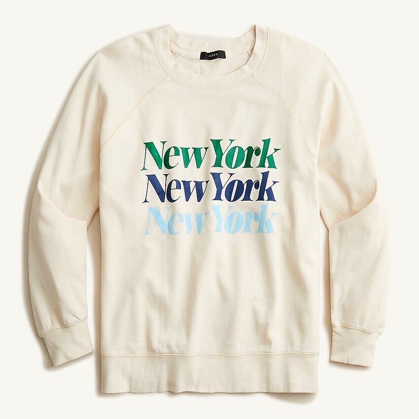 Magic Rinse™ "New York" crewneck sweatshirt | J.Crew US