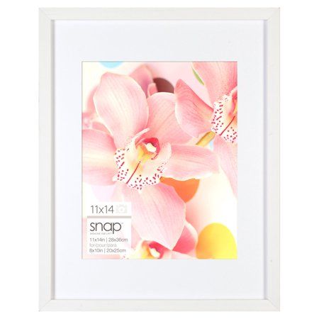 SNAP 16X20 WHITE WOOD FRAME, MATTED TO 11X14 | Walmart (US)