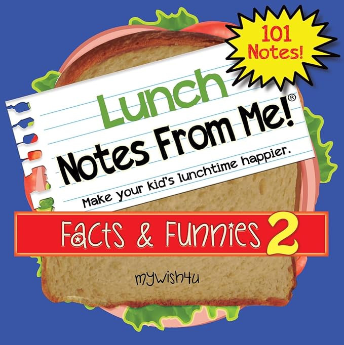 101 Tear-Off Lunch Box Notes for Kids - Facts & Funnies Vol 2, Inspirational, Motivational, Think... | Amazon (US)