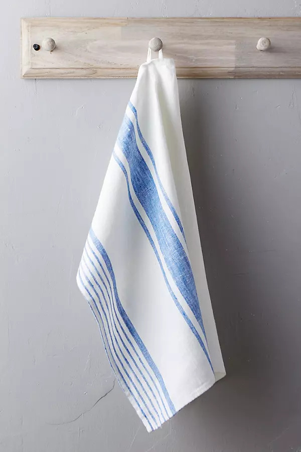 Lithuanian Linen Dish Towel, Market Stripe | Anthropologie (US)