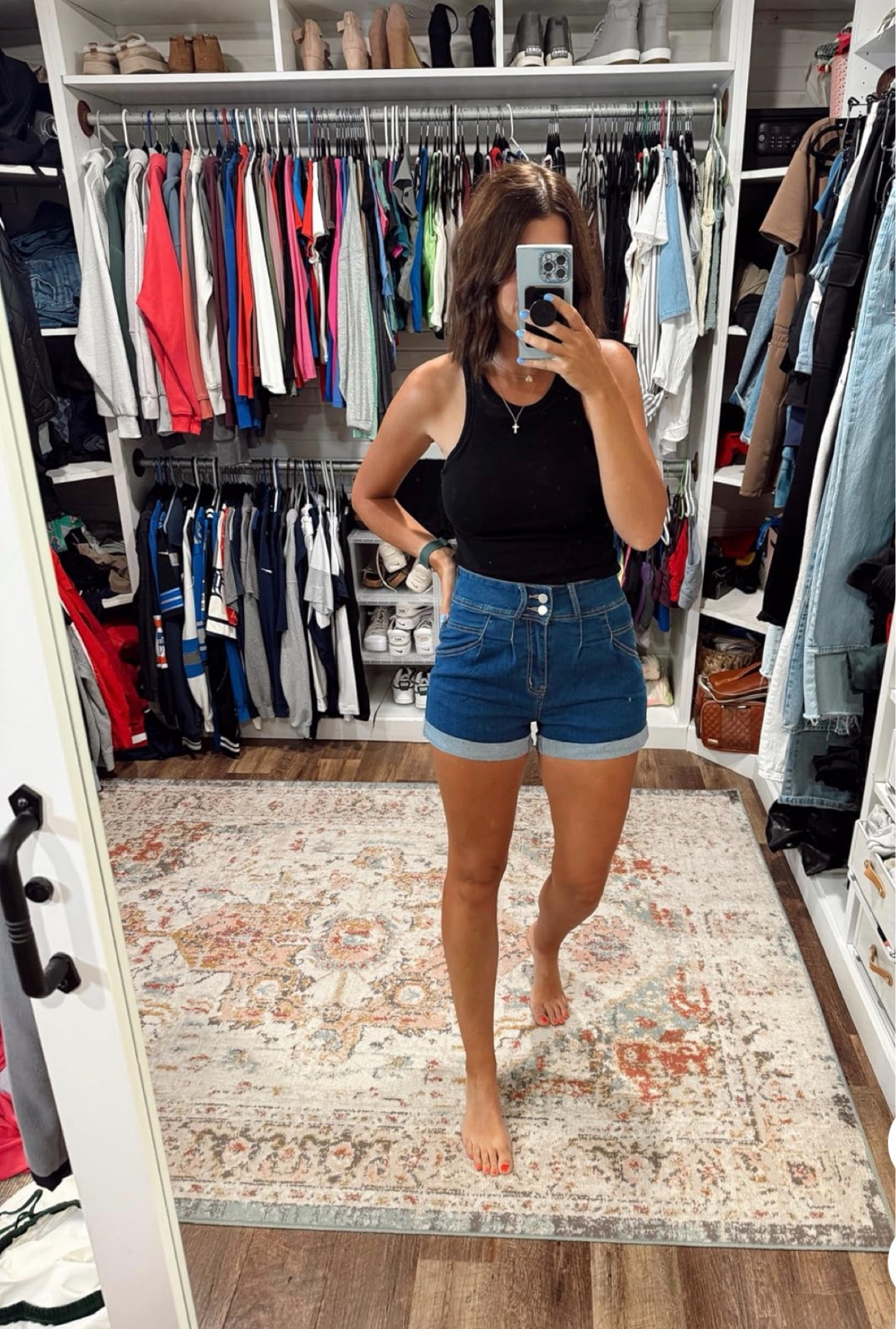 These shorts are the perfect length! 

#LTKgrwm #LTKootd #LTKmomlife