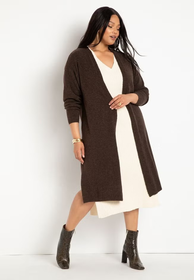 Long Cardigan Duster | Eloquii