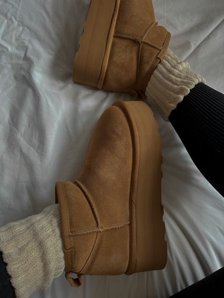 The perfect cozy chunky socks to pair with mini platform boots 

#LTKunder100 #LTKSeasonal #LTKunder50