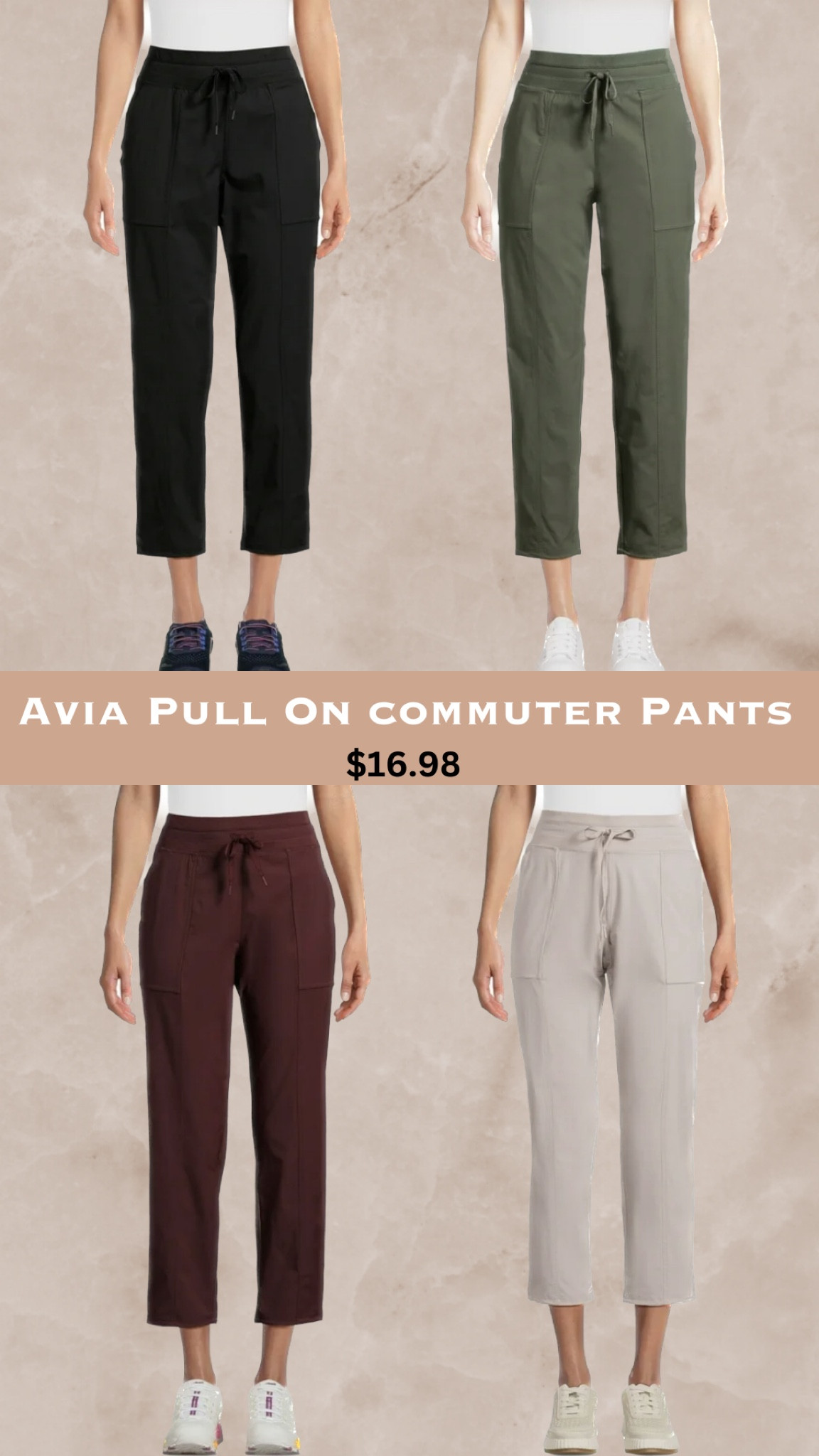 Avia Women's Pull On Commuter Pants, 27.5”.  Sizes XS-XXXL for $16.98



Avia pull on pants, Walmart pull on pants, Avia commuter pants, Walmart athleisure wear, Walmart activewear, 

#LTKfindsunder50 #LTKfitness #LTKSeasonal
