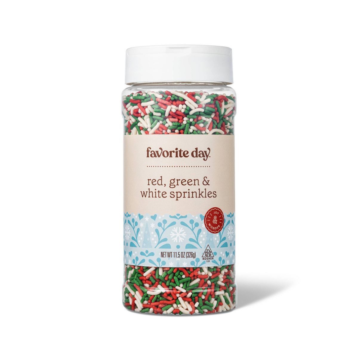Holiday Red, Green, and White Sprinkles - 11.5oz - Favorite Day™ | Target