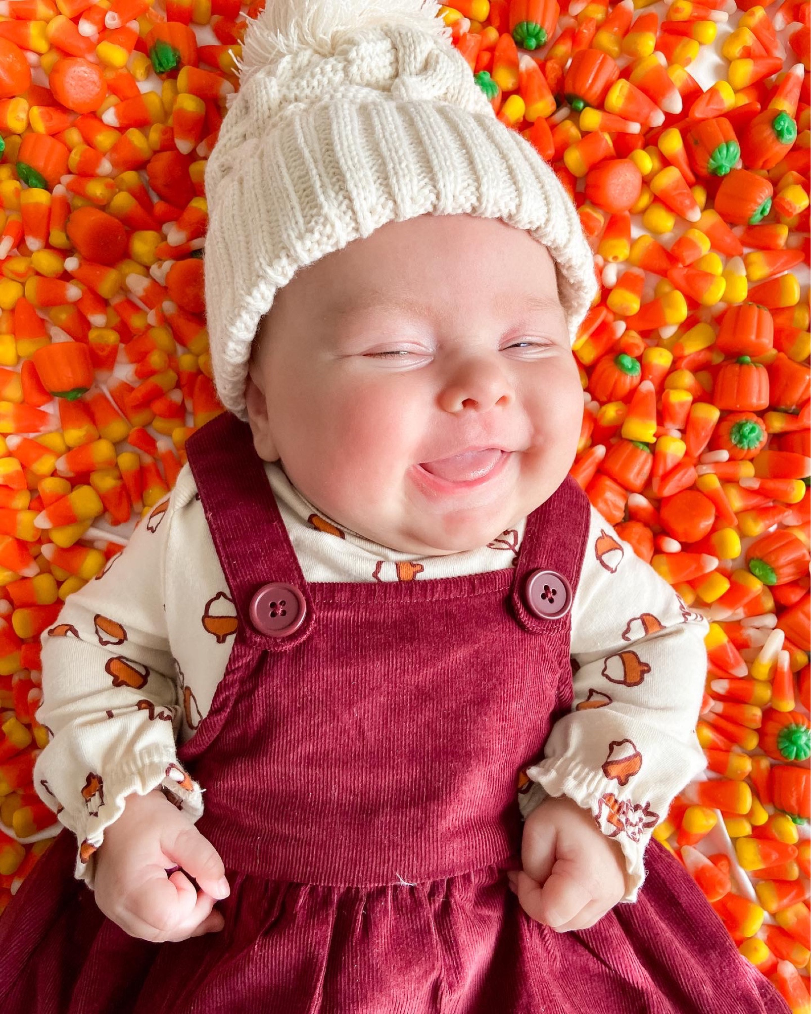 pumpkin wishes & candy corn kisses 🧡 

obsessed with these beanies! Size 0-6 months fits perfectly with plenty of room for E to grow throughout the fall & winter 

#LTKHalloween #LTKHoliday #LTKbaby