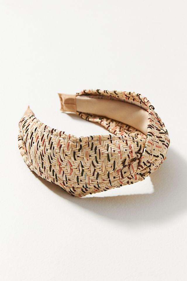 Zig-Zag Woven Knotted Headband | Anthropologie (US)