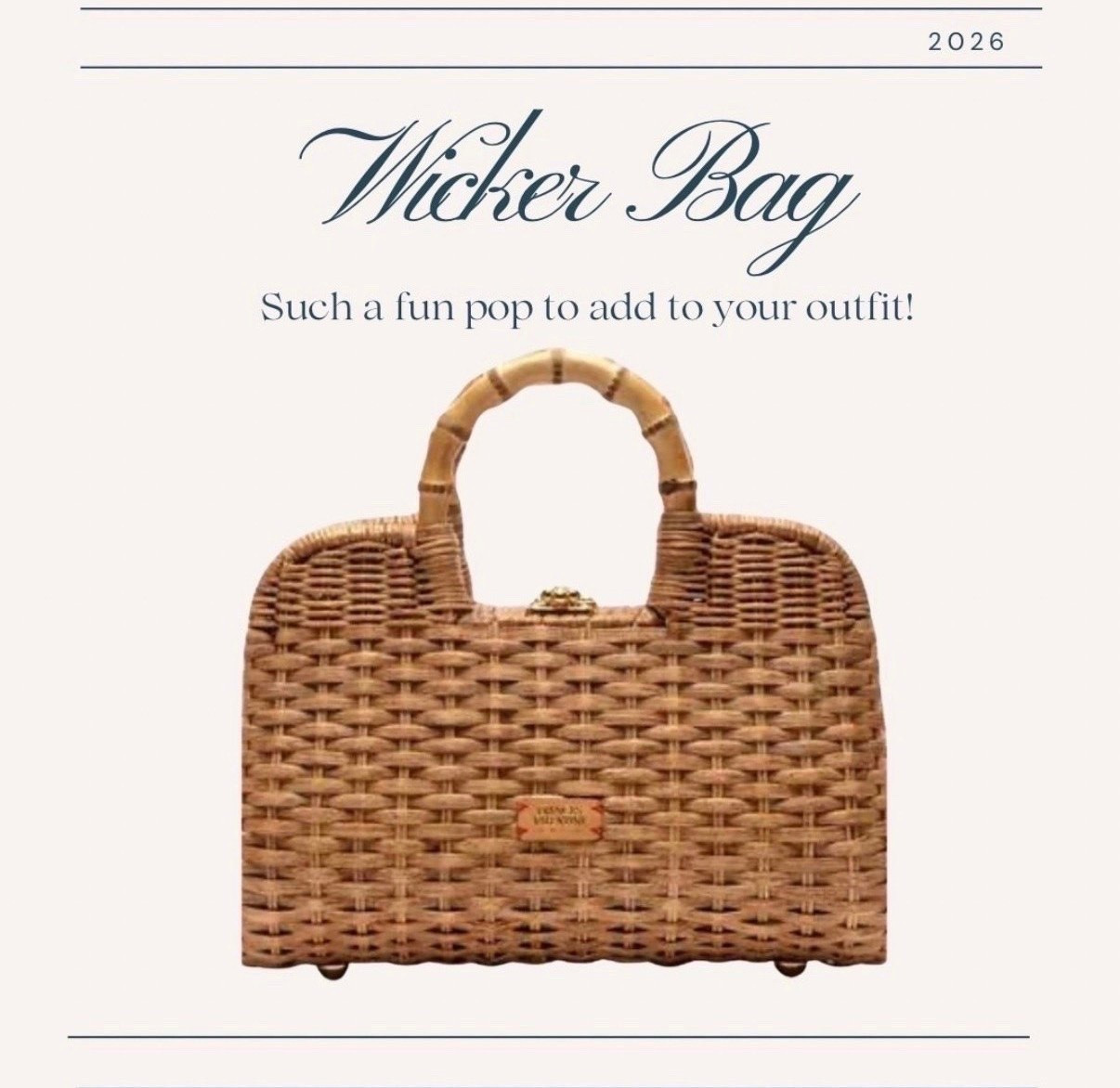 Perfect bag for summer! s

#LTKMidsize #LTKOver40 #LTKdayinmylife