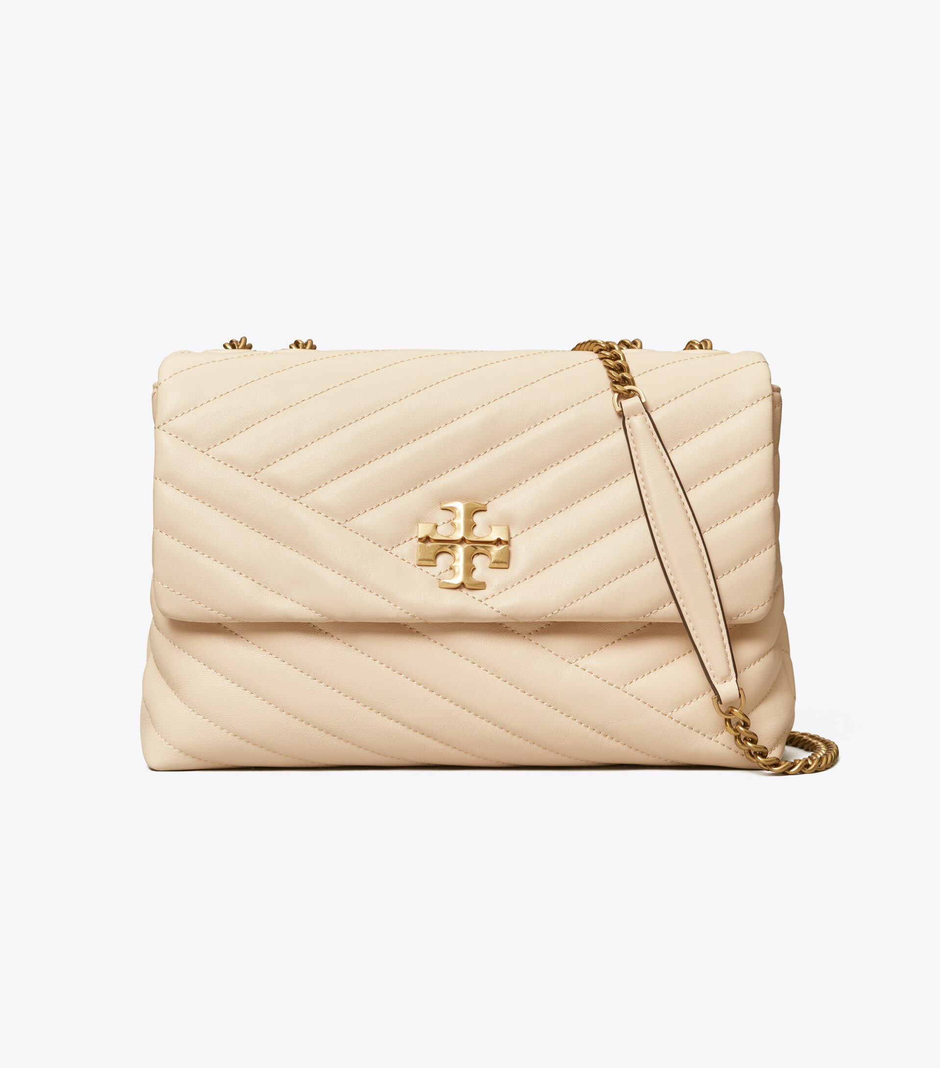 Kira Chevron Convertible Shoulder Bag | Tory Burch (US)