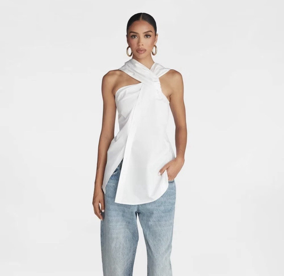 KBB by KAHLANA Women's 'The Twist Neck Shirt' | eBay | eBay US