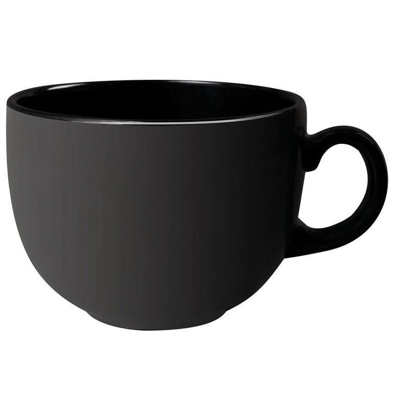 24 oz 4.75 x 3.5 Mug Black Melamine | Walmart (US)
