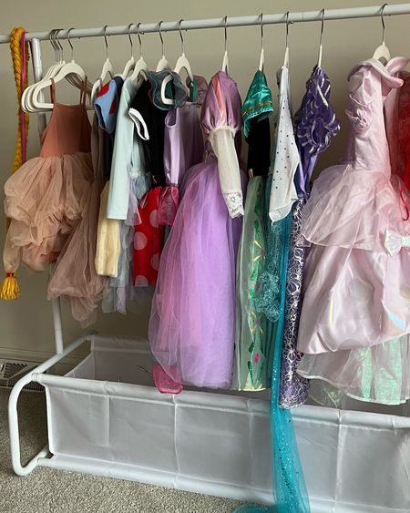 princess dress organization , dress up organization , playroom organization , kids clothing rack , Amazon finds

#LTKhome