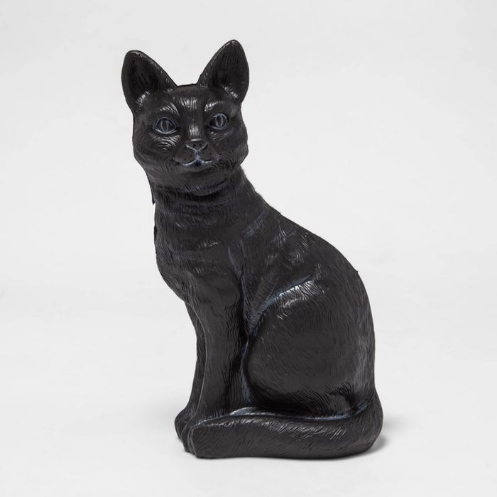 Decorative Halloween Cat Figure Matte Black - Hyde &#38; EEK! Boutique&#8482; | Target