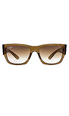 Ray-Ban Carlos Sunglasses in Transparent Brown from Revolve.com | Revolve Clothing (Global)