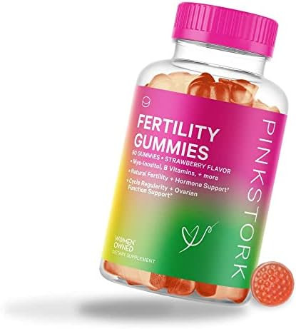 Pink Stork Fertility Gummies: Strawberry Fertility Supplements for Women, Healthy Cycles, Fertili... | Amazon (US)