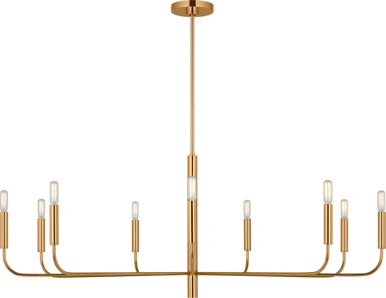 Ellen DeGeneres Brianna Wide Chandelier Burnished Brass - Visual Comfort | Visual Comfort