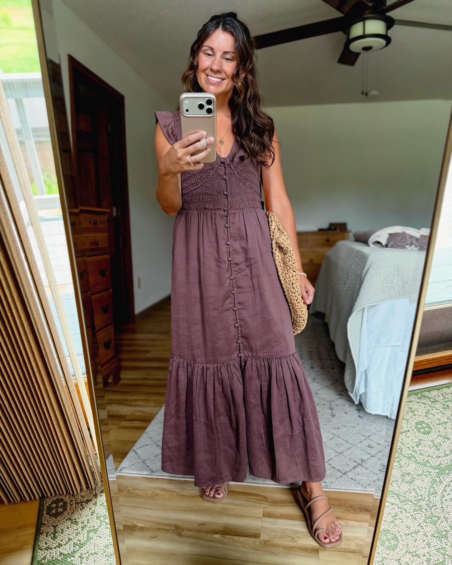 xs in my dress (organic cotton!) and size 6 in my croc sandals

#LTKPetite #LTKgrwm #LTKootd