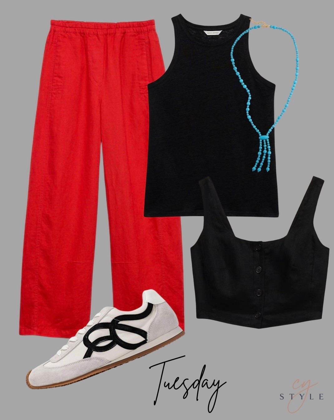 Always love a pop of red ❤️
Pairs well with turquoise 🩵

#LTKgrwm #LTKootd #LTKOver40